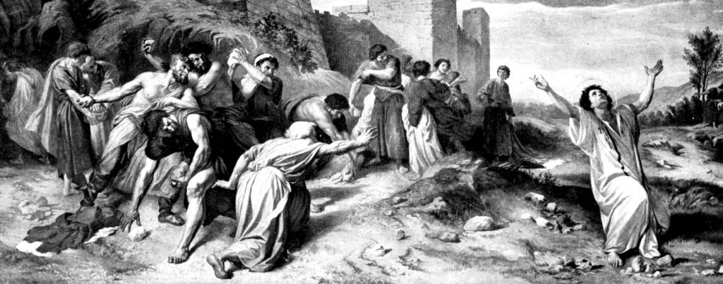 The stoning of Saint Stephen